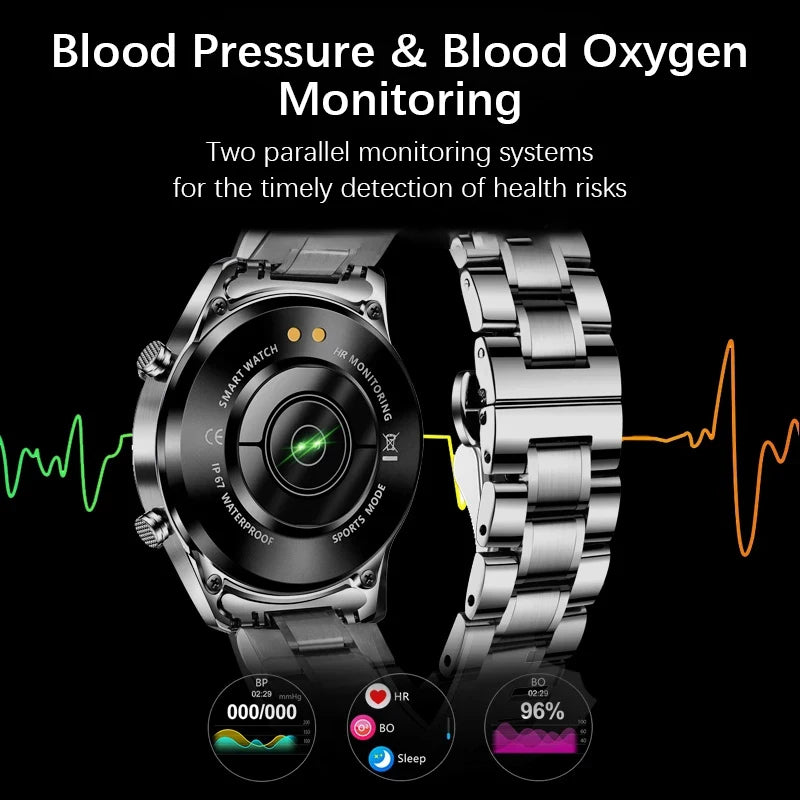 LIGE 2021 New Men Smart Watch Bluetooth Call Watch IP67 Waterproof Sports Fitness Watch For Android IOS Smart Watch 2021 + Box|Smart Watches| - AliExpress